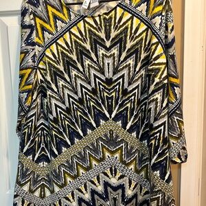 Jules & Leopold Multicolor Abstract Top